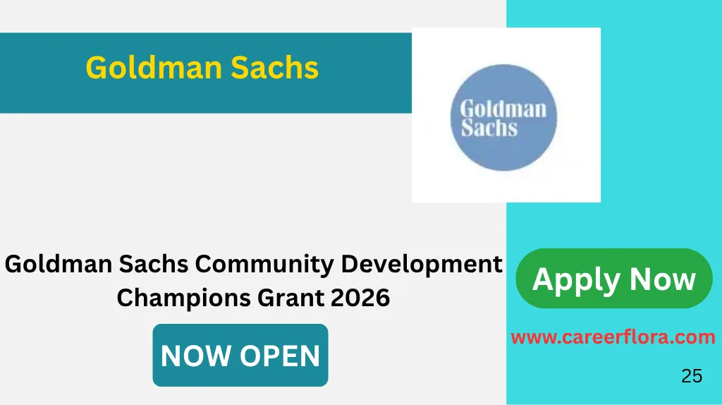 Goldman Sachs Community Development Champions Grant 2026