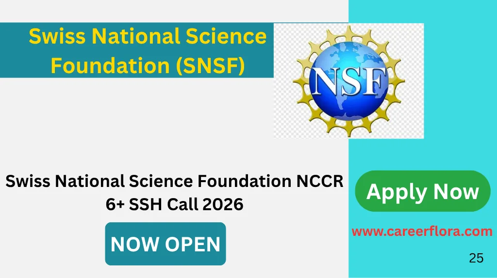 Swiss National Science Foundation NCCR 6+ SSH Call 2026