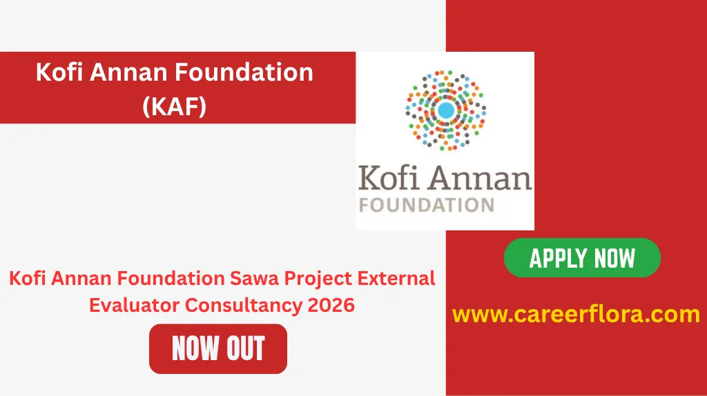 Kofi Annan Foundation Sawa Project External Evaluator Consultancy 2026