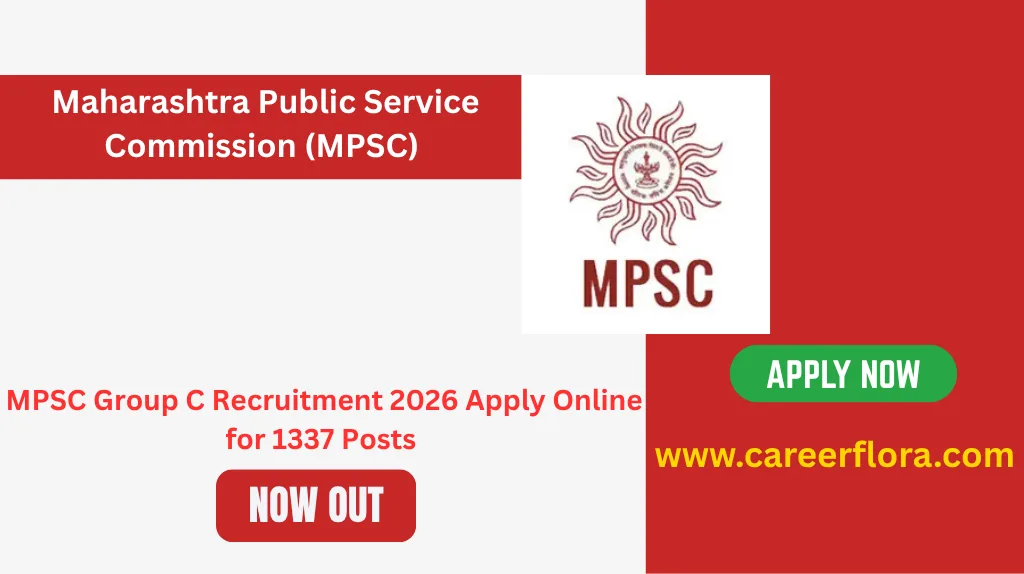 MPSC Group C Recruitment 2026 Apply Online for 1337 Posts