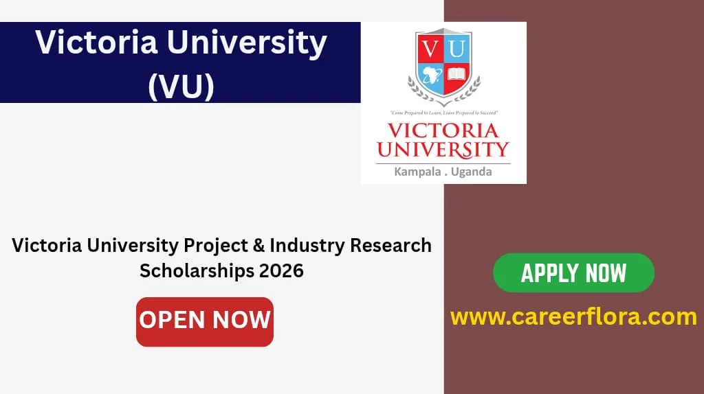 Victoria University Project & Industry Research Scholarships 2026