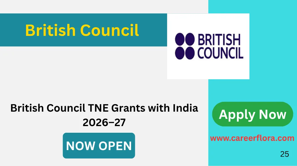 British Council TNE Grants with India 2026–27