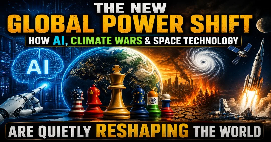 The New Global Power Shift: How AI, Climate Wars & Space Technology Are Quietly Reshaping the World