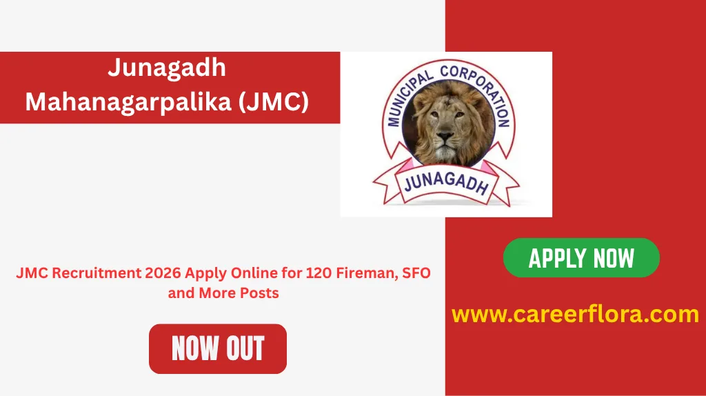 JMC Recruitment 2026 Apply Online for 120 Fireman, SFO and More Posts