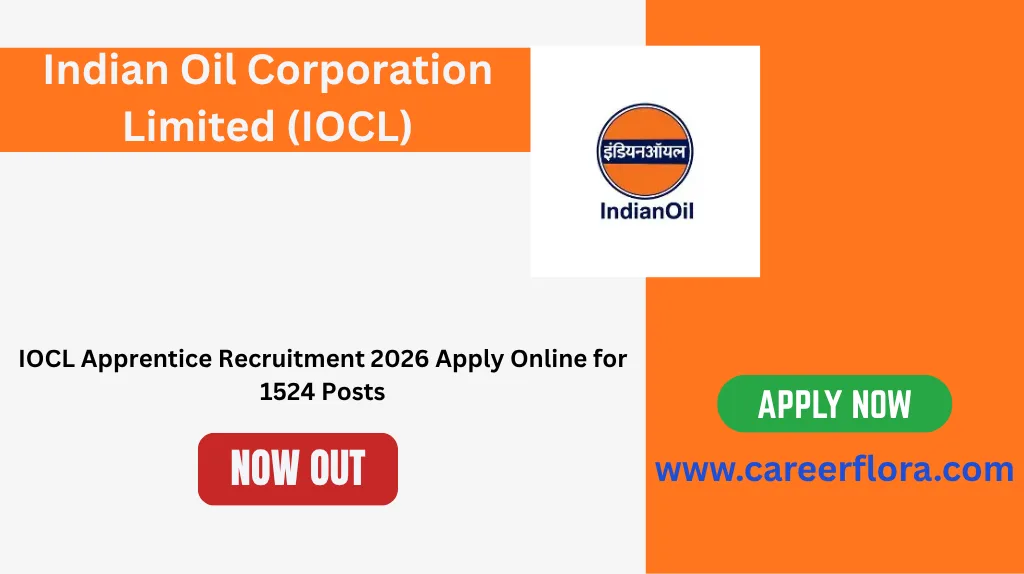 IOCL Apprentice Recruitment 2026 Apply Online for 1524 Posts