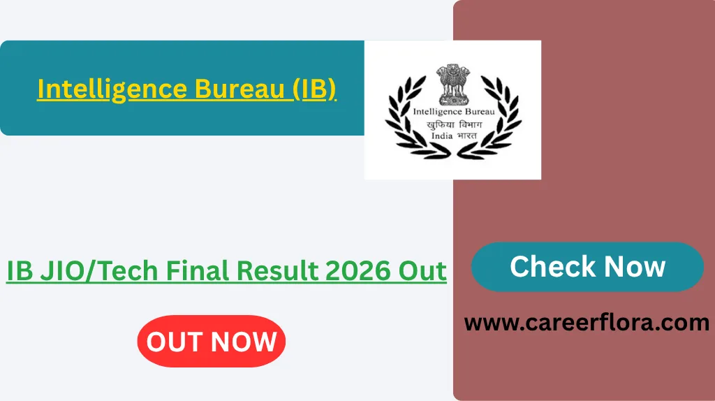 IB JIO/Tech Final Result 2026 Out