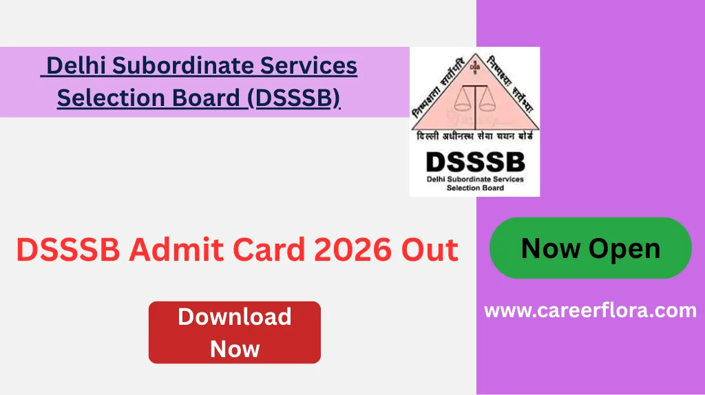 DSSSB Admit Card 2026 Out