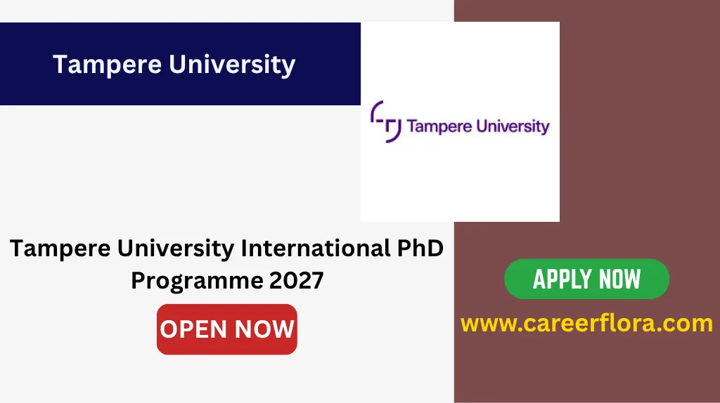 Tampere University International PhD Programme 2027