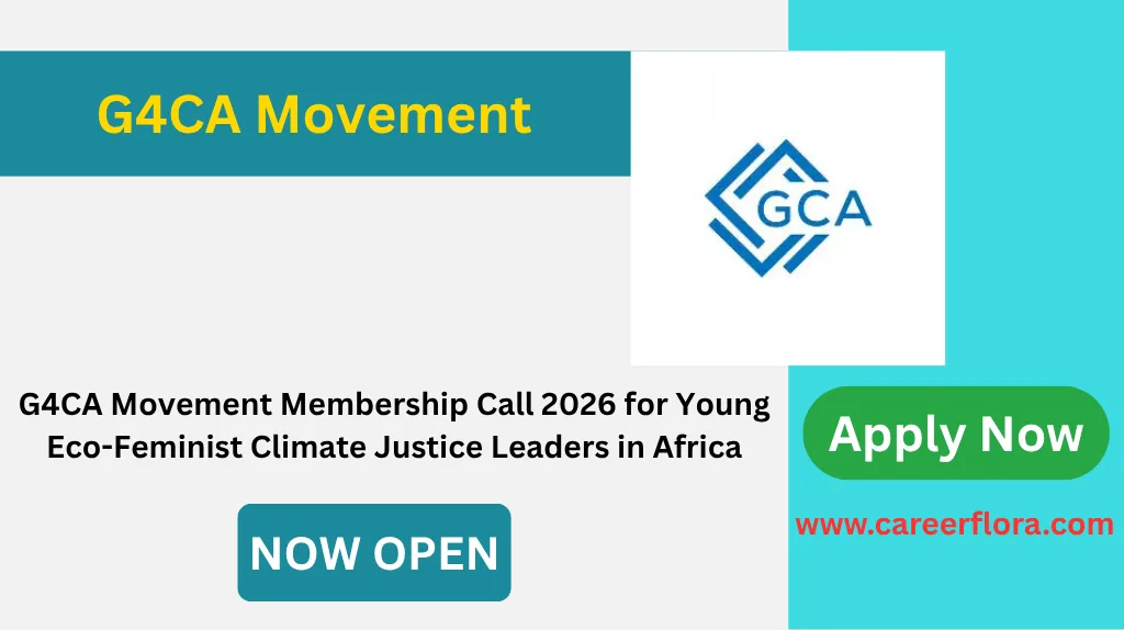 G4CA Movement Membership Call 2026 for Young Eco-Feminist Climate Justice Leaders in Africa