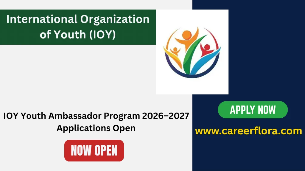 IOY Youth Ambassador Program 2026–2027 Applications Open