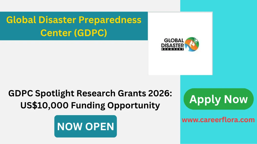 GDPC Spotlight Research Grants 2026: US$10,000 Funding Opportunity