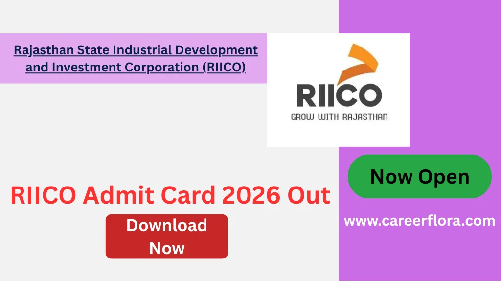 RIICO Admit Card 2026 Out