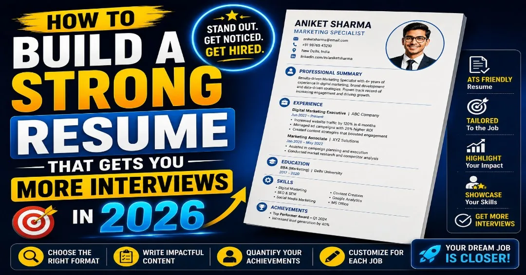How to Build a Strong Resume That Gets You More Interviews in 2026