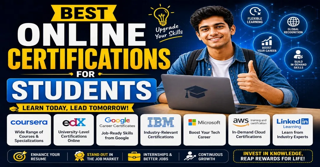 Best Online Certifications for Students in 2026