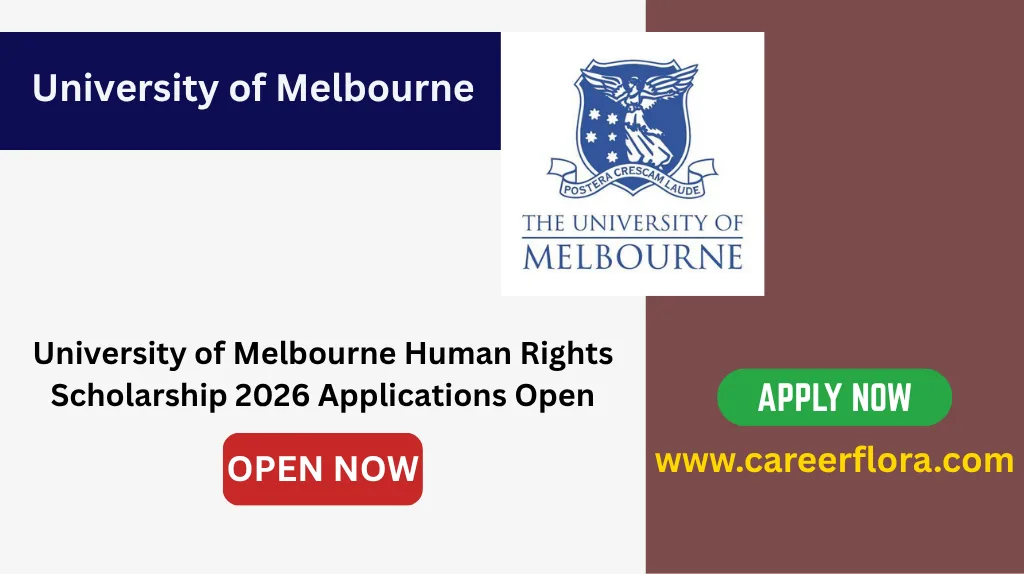 University of Melbourne Human Rights Scholarship 2026 Applications Open