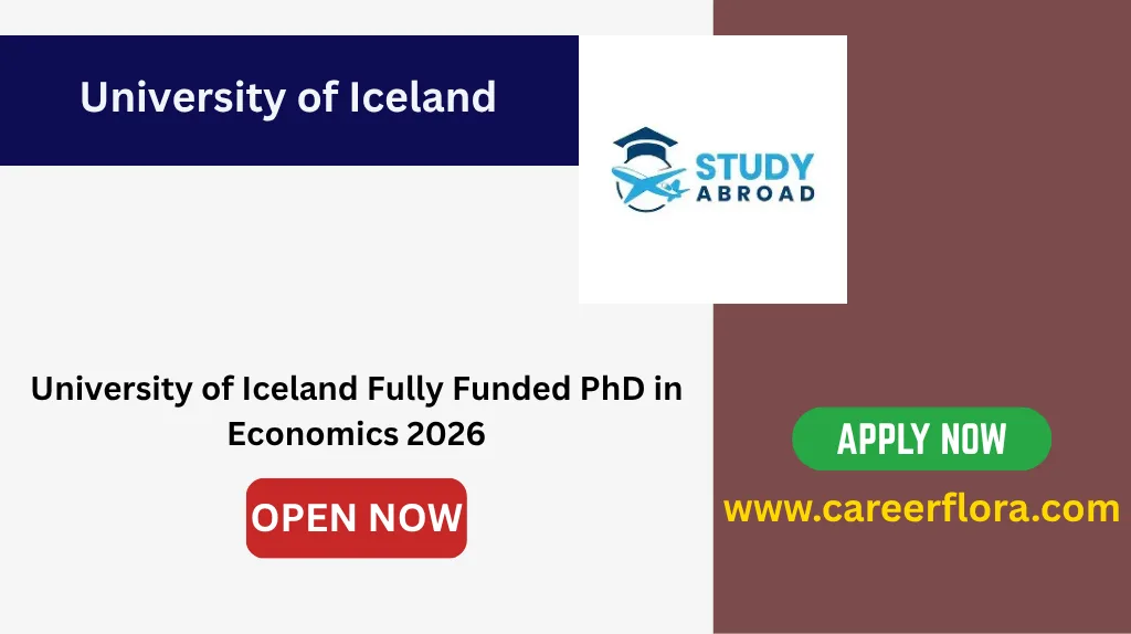 University of Iceland Fully Funded PhD in Economics 2026