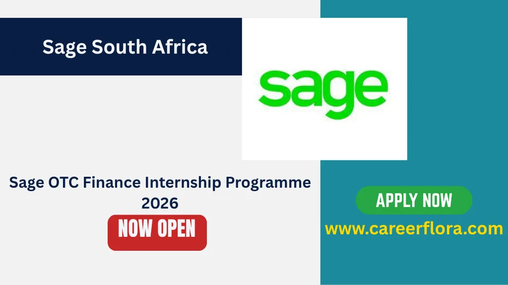 Sage OTC Finance Internship Programme 2026