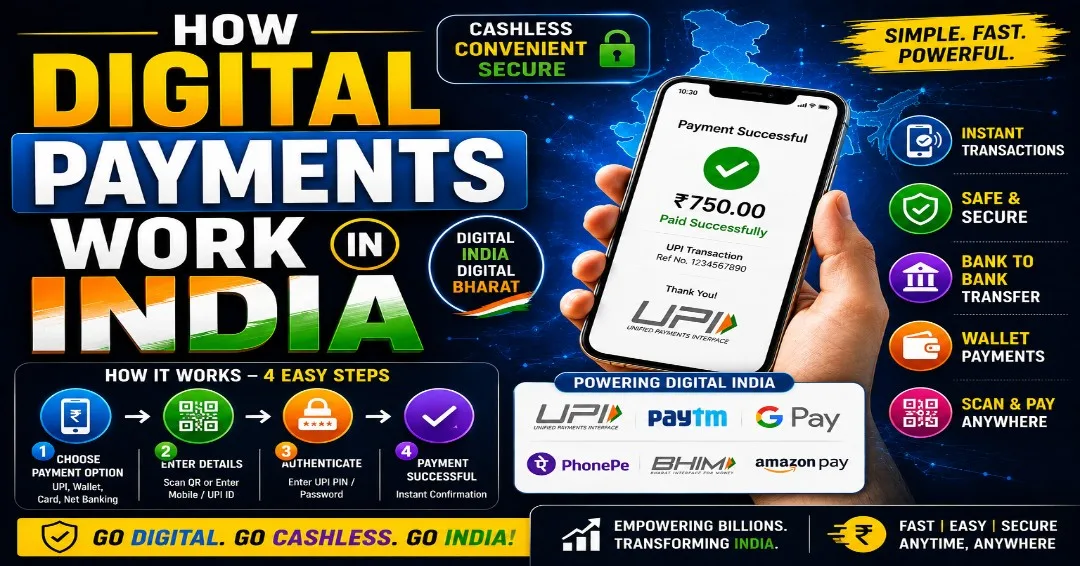 How Digital Payments Work in India