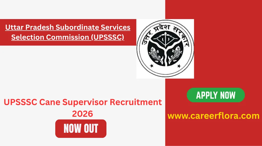 UPSSSC Cane Supervisor Recruitment 2026
