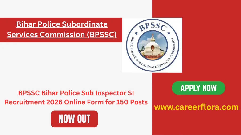 BPSSC Bihar Police Sub Inspector SI Recruitment 2026 Online Form for 150 Posts