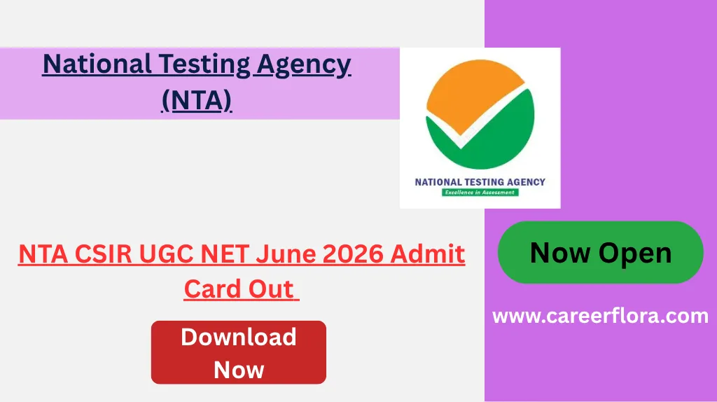 NTA CSIR UGC NET June 2026 Admit Card Out