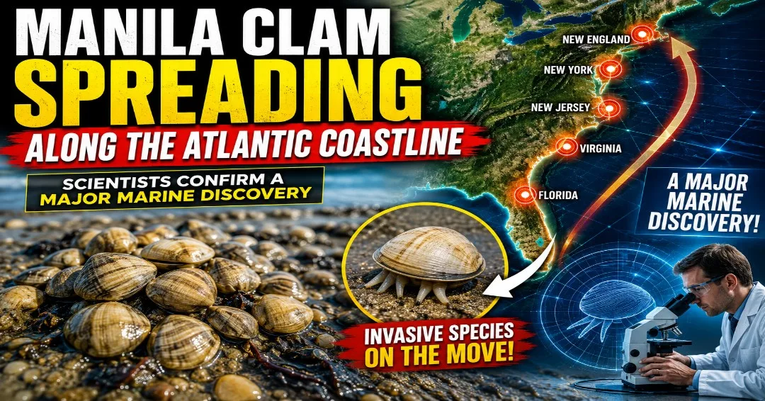 Manila Clam Spreading Along the Atlantic Coastline: Scientists Confirm a Major Marine Discovery