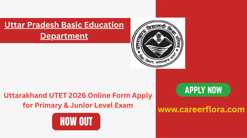 Uttarakhand UTET 2026 Online Form Apply for Primary & Junior Level Exam