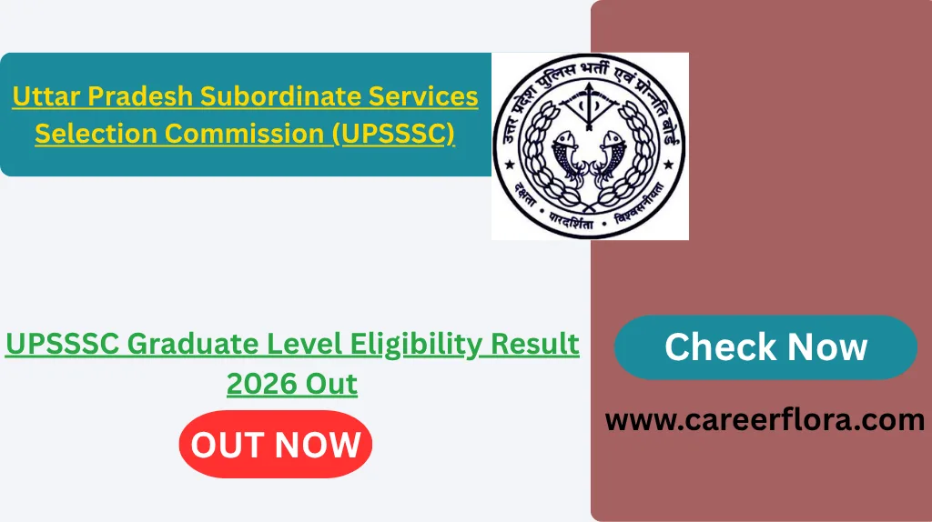 UPSSSC Graduate Level Eligibility Result 2026 Out