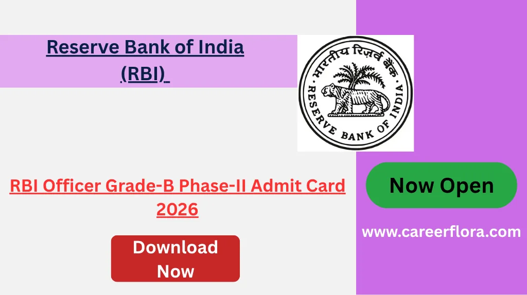 RBI Officer Grade-B Phase-II Admit Card 2026 Out