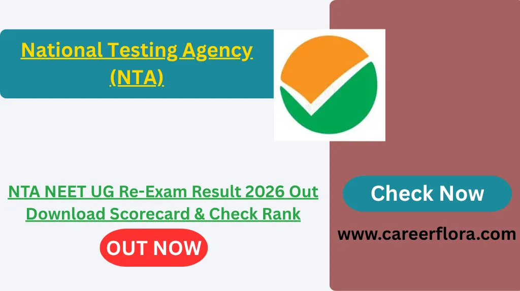NTA NEET UG Re-Exam Result 2026 Out – Download Scorecard & Check Rank