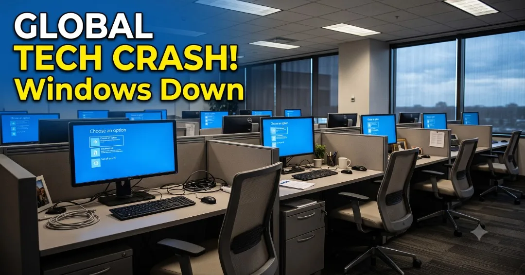 BLUE SCREEN OF DEATH! Massive CrowdStrike Bug Breaks Millions of Windows Computers Globally!