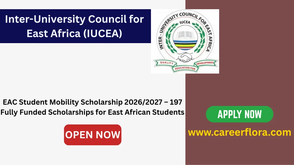 EAC Student Mobility Scholarship 2026/2027 – 197 Fully Funded Scholarships for East African Students