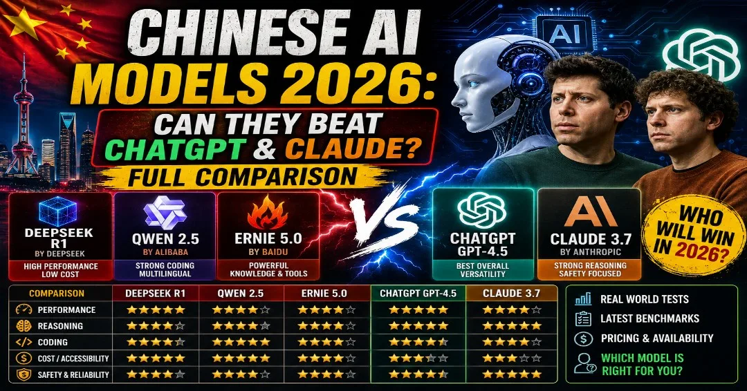 Chinese AI Models 2026: Can They Beat ChatGPT & Claude? Full Comparison