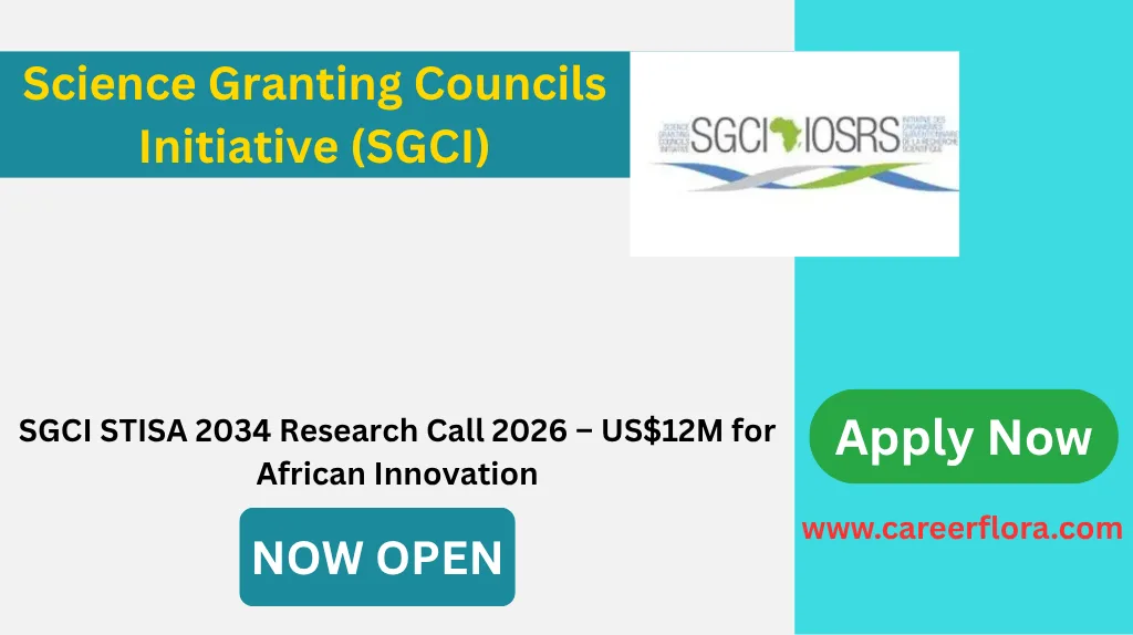 SGCI STISA 2034 Research Call 2026 – US$12M for African Innovation