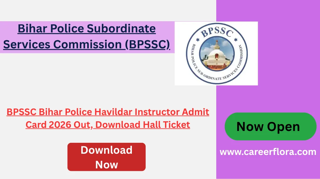 BPSSC Bihar Police Havildar Instructor Admit Card 2026 Out, Download Hall Ticket
