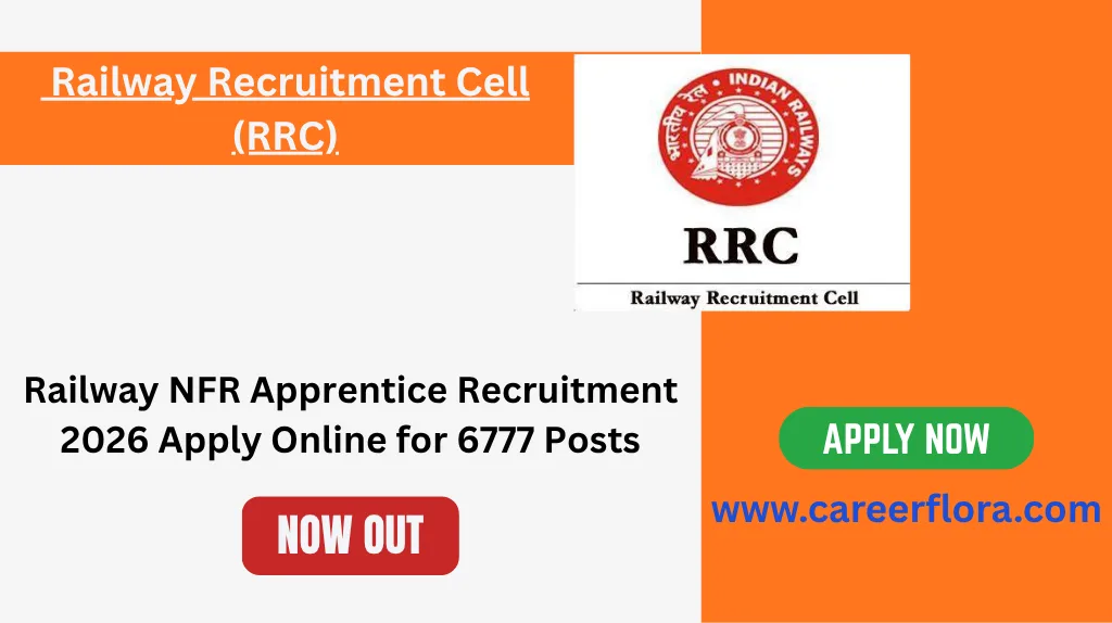 Railway NFR Apprentice Recruitment 2026 Apply Online for 6777 Posts
