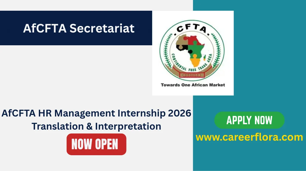 AfCFTA HR Management Internship 2026 – Translation & Interpretation