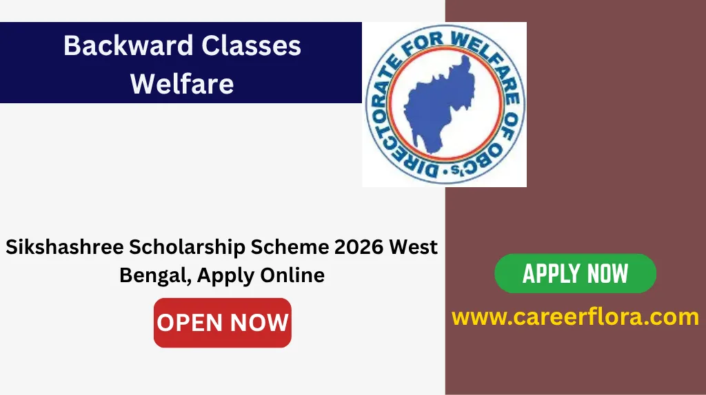 Sikshashree Scholarship Scheme 2026	West Bengal, Apply Offline