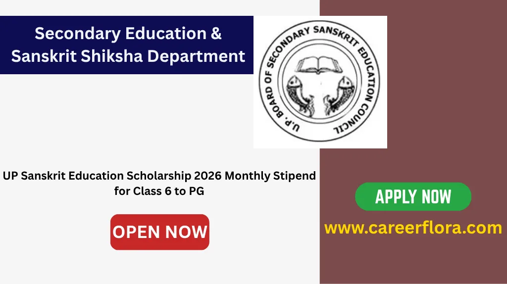 UP Sanskrit Education Scholarship 2026
