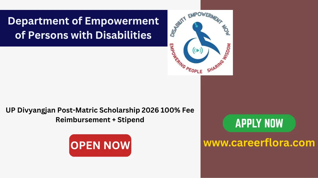 UP Divyangjan Post-Matric Scholarship 2026