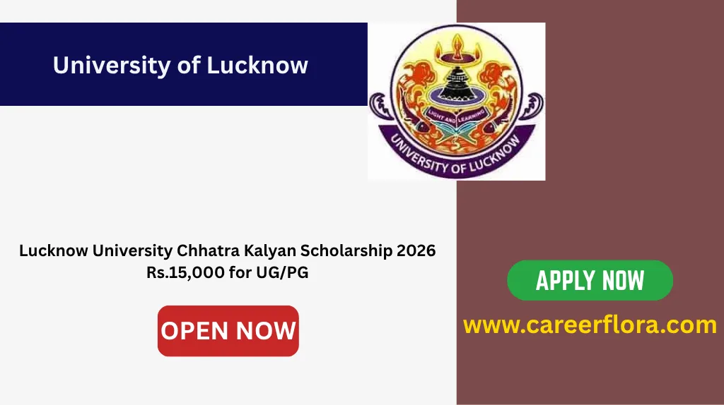 Lucknow University Chhatra Kalyan Scholarship 2026