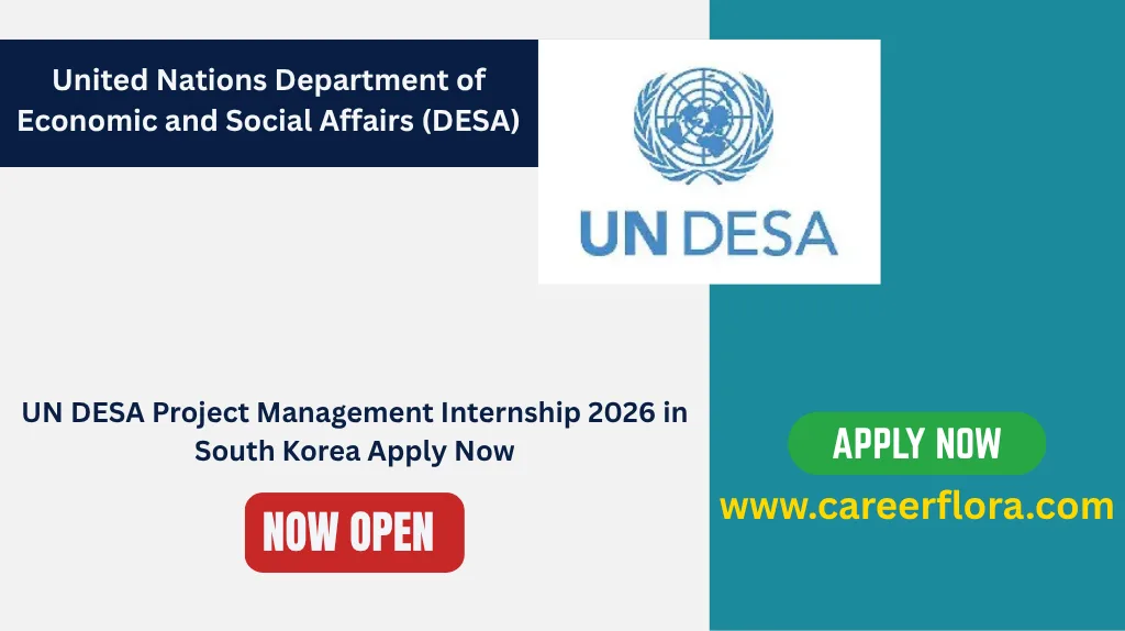 UN DESA Project Management Internship 2026