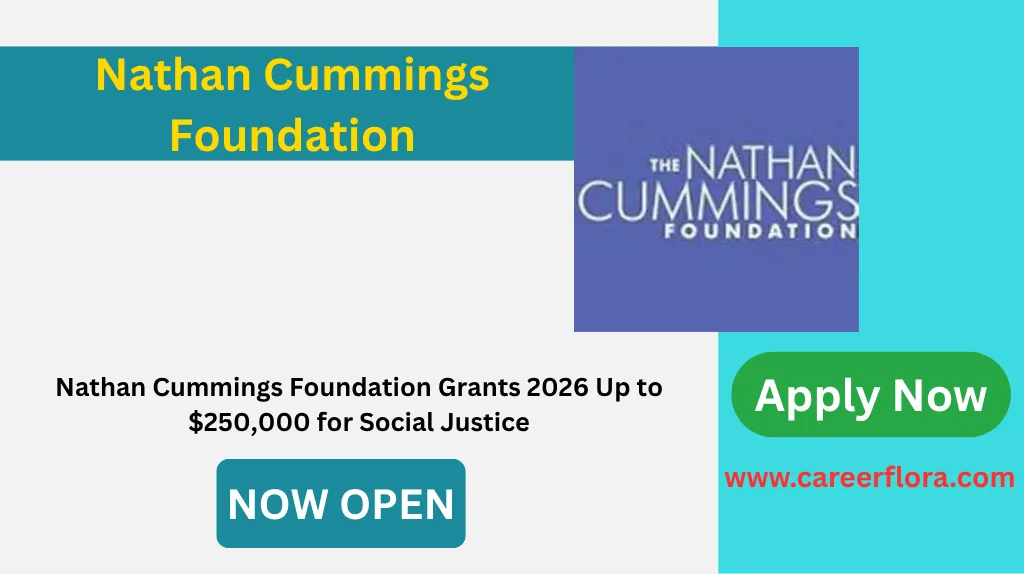 Nathan Cummings Foundation Grants 2026	Up to $250,000 for Social Justice