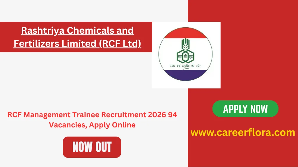 RCF Management Trainee Recruitment 2026