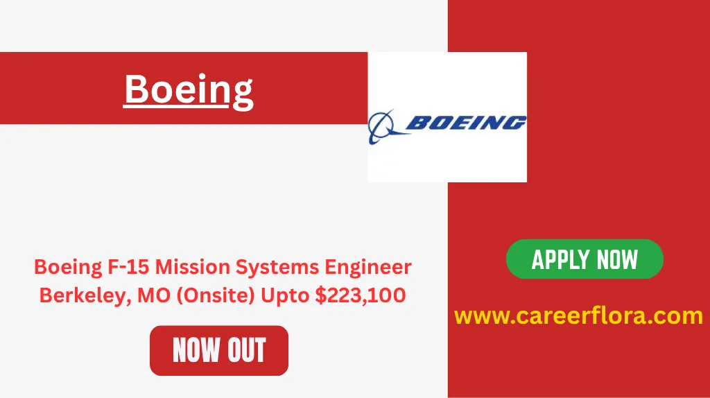 Boeing F-15 Mission Systems Engineer