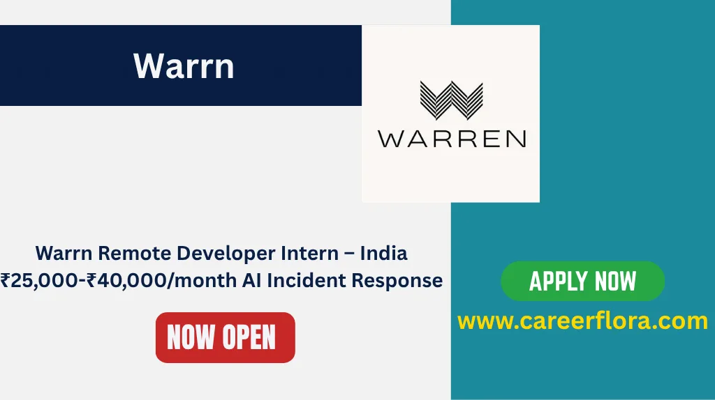 Warrn Remote Developer Intern