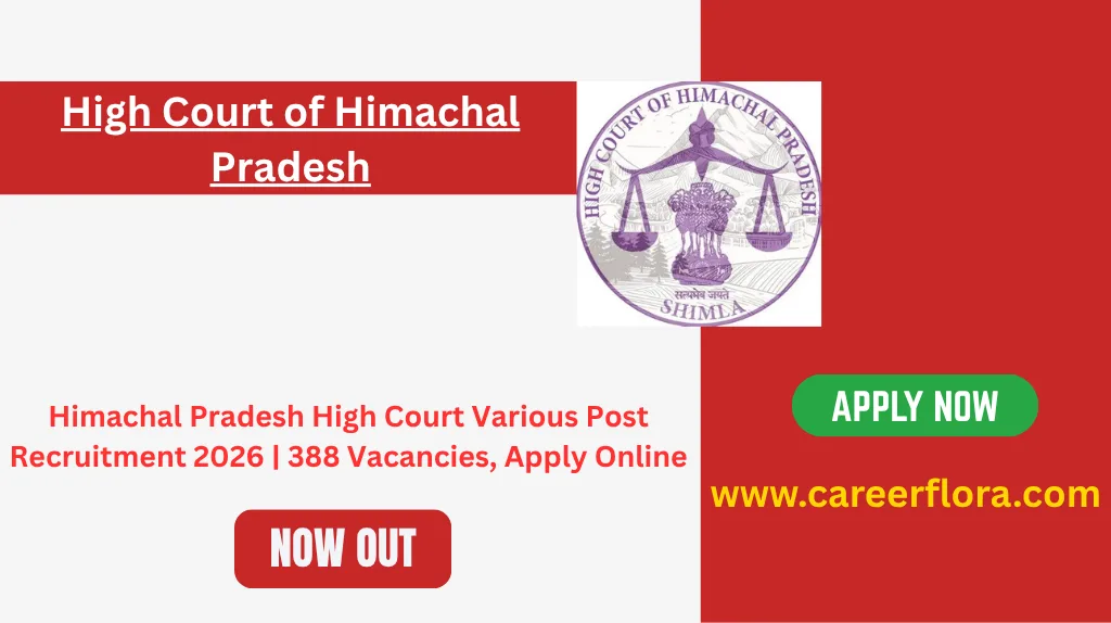 Himachal Pradesh High Court Various Post Recruitment 2026