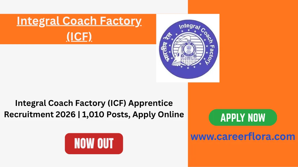 Integral Coach Factory ICF Apprentice Recruitment 2026