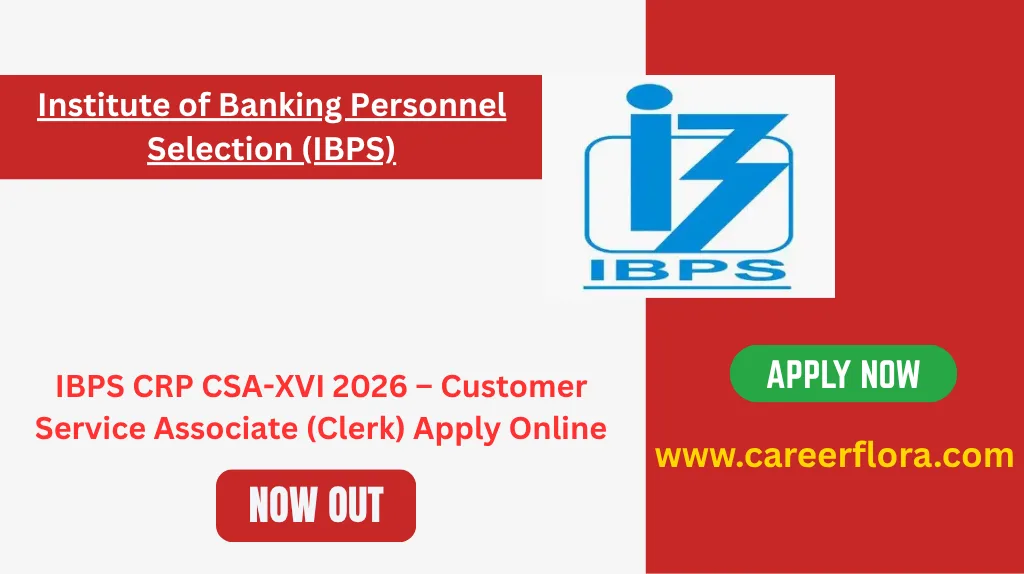 IBPS CRP CSA-XVI 2026