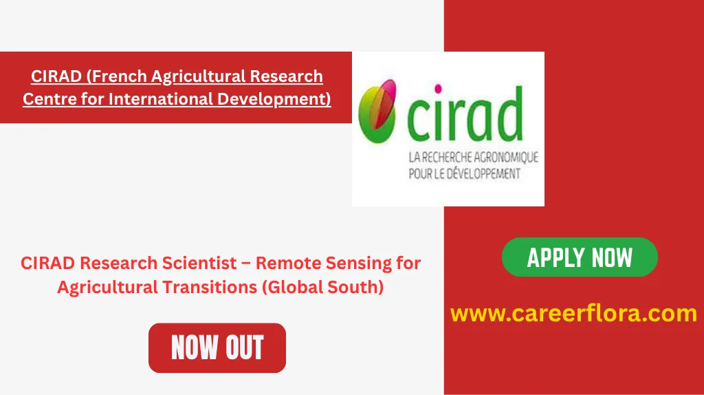 CIRAD Research Scientist Remote Sensing